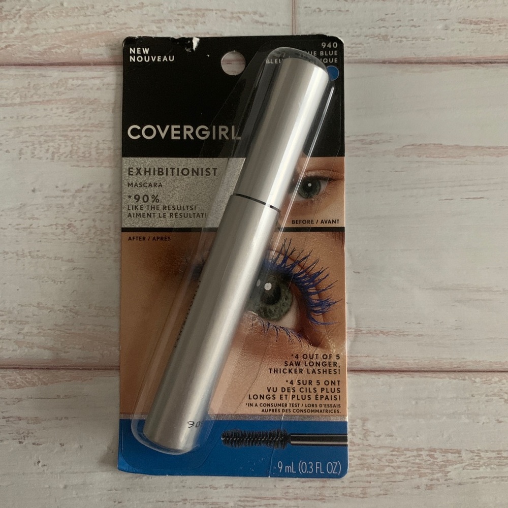 CoverGirl Exhibitionist Mascara # 940 True Blue 0.3 fl oz